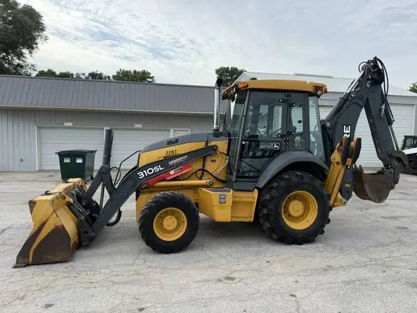 2017 Deere 310SL Tractor Loader Backhoe, Ext Hoe, 4x4, Front Coupler