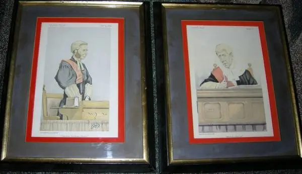 Two British Lithographs from Vanity Fair