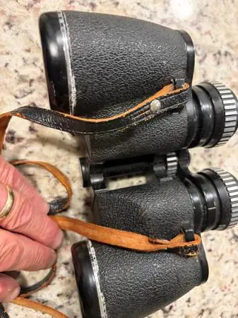 Binoculars 7-35 with case Japan beautiful coated lenses nice conditi