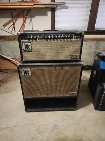 Vintage 1970s MusicMan HD-130 Reverb Head & 212RH One Thirty Cabinet
