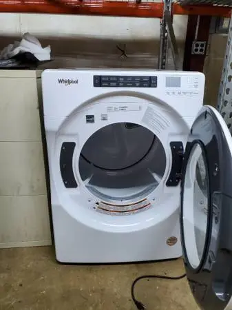 White Whirlpool Electric Dryer