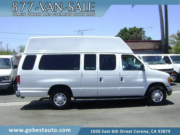 Ford E350 Hi-Top Raisef High Roof Cargo Van RV Camper Ex-Gov 73,000 MILES!