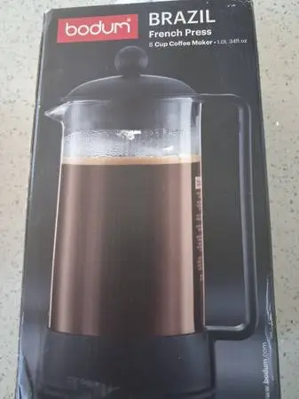 New $39 Brazil French press coffee maker$10