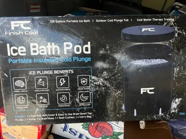 Finish Cool Ice Bath 105 Gallons - NEW IN BOX