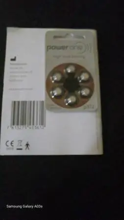 Power One Size 312, P 241 hearing aid batteries, 1.4V 60 pack, Germany