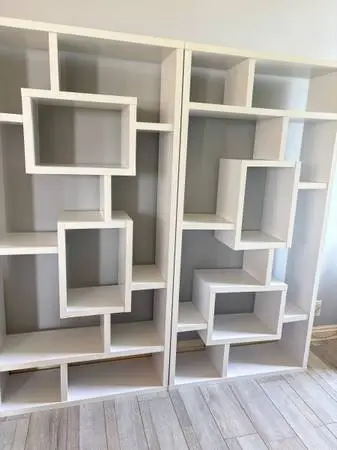 TWO SHELVING UNITS