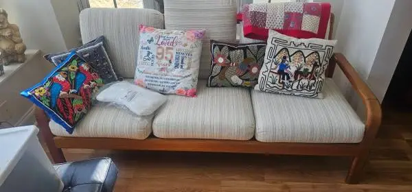 MCM Danish 3 Seat Teak Sofa Couch $460 OBO