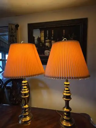 Brass lamps