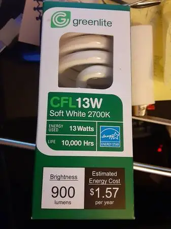 Light bulbs CFL 60W