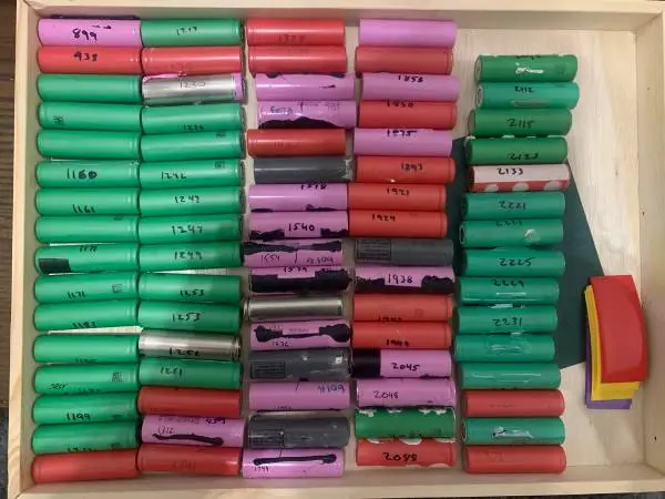75+ 18650 batteries - mostly Samsung