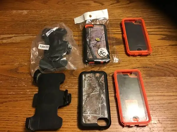 Camo cases and belt clip for iPhone 5c