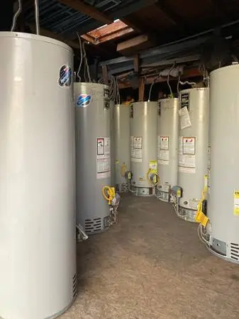 Boilers/ water heater’s. Used Nat gas