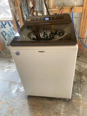 Whirlpool washer delivered