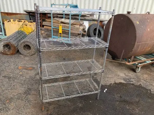 wire shelves
