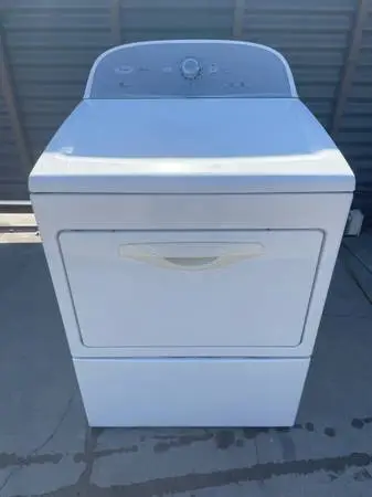 White whirlpool cabrio gas dryer