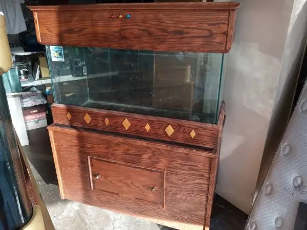 135 & 85 gallon fish tanks with stands and covers