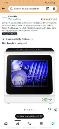 Mini Dishwasher