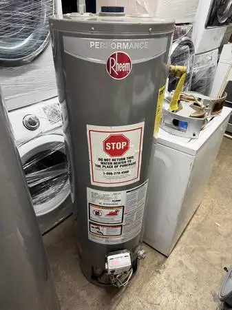 Rheem performance water heater 30 gallons natural gas