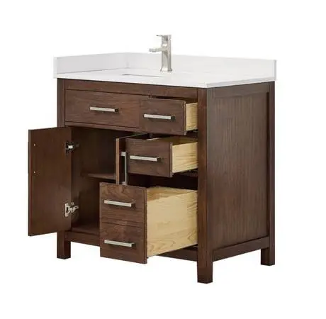 Brand New Scott Living Robinson 36” Bathroom Vanity with Sink & Countertop