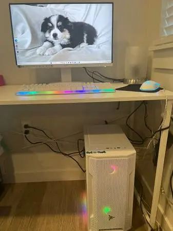Skytech Gaming Desktop – Good Condition – White RGB – Fast!