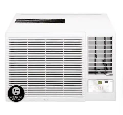 New Open Box LG 18,000BTU 230Volt Window Air Conditioner AC Cools 1000
