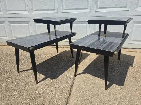 Mid Century Modern Atomic Ranch Step Tables