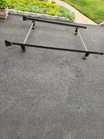 FULL Steel Bedframe On Rollers (Heavy Duty)