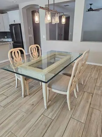 Dining table with 4 chairs