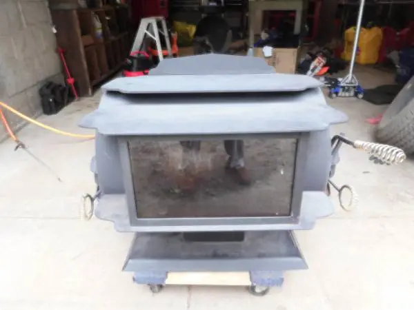 Very nice, like new, Orley wood stove