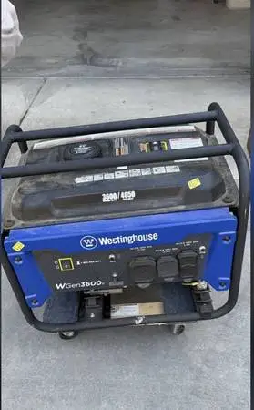 Westinghouse WGen 3600 Generator for Sale, Gas