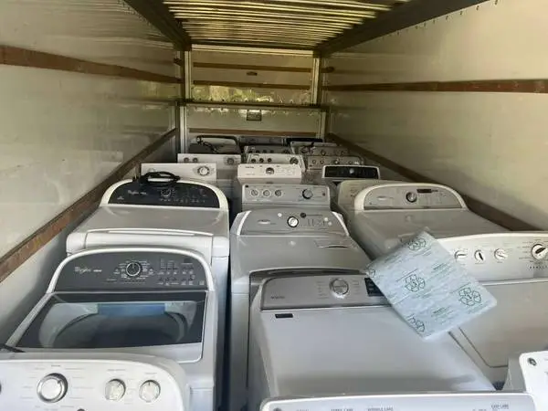 washers and dryers in bulk by the truckload. Must buy 10 sets or more