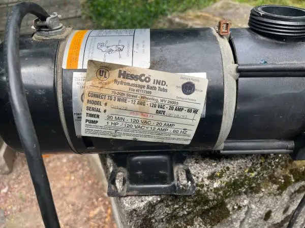 Whirlpool Bath Pump