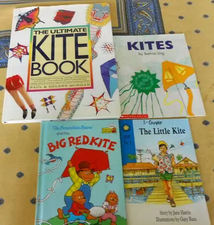 KITES Making DESIGNING Flying ALL AGES Great Gift! 4 How To Books!