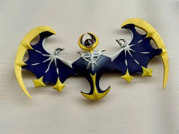 Pokemon Sun And Moon, Lunala Figurine, 3 1/2 Wide