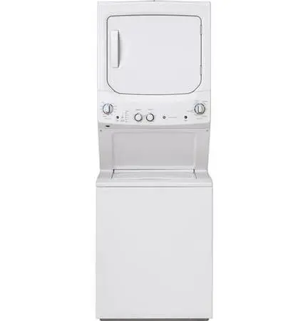 White GE Stackable Washer/ Dryer-Includes Delivery & Installation