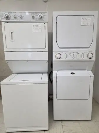 27 Stacked Washer / Dryer Laundry Towers