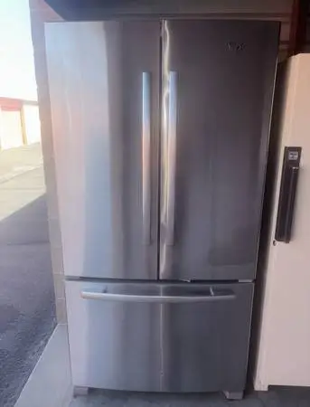 Whirlpool Stainless Steel Refrigerator And Freezer
