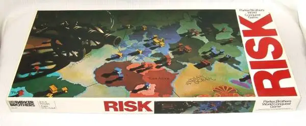 Vintage Risk Board Game of Global Domination 1975