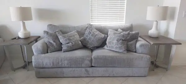 SOFA, ARMCHAIR AND OTTOMAN