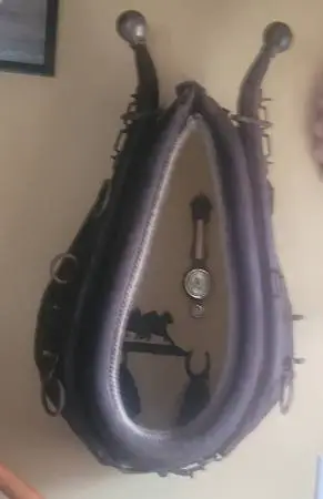 Vintage Horse Collar Mirror