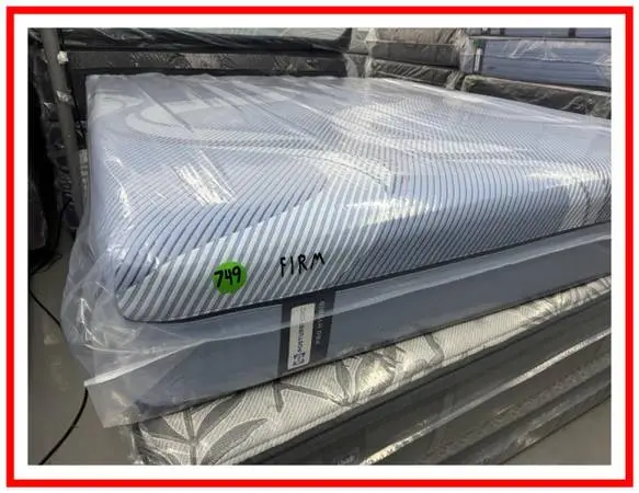 King Size Sealy Posturepedic Pro Hybrid Mattress & Boxes Bed Set