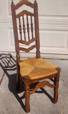 Spanish Colonial / Provincial Style High-back Chair
