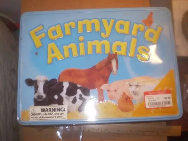 Jungle Animals In a Tin Kids Imagination Play Educational Toy