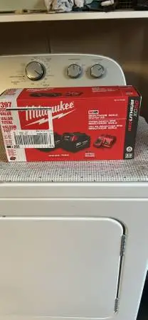 Milwaukee batteries and charger