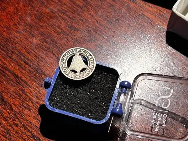 Loa Angeles Railway Fare Token