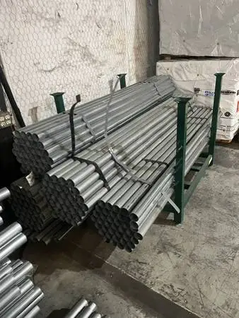 2-3/8 x 8 16GA Galvanized Metal Posts 💲 Price: $14 each