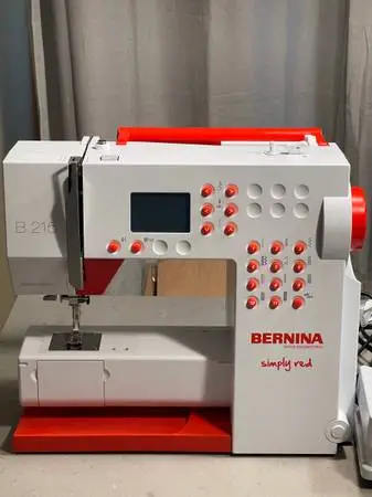 BERNINA SIMPLY RED SEWING MACHINE