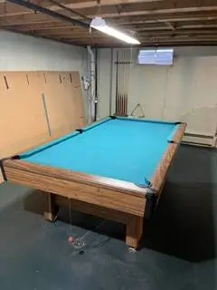Brunswick Bristol II 8 Slate Pool Table W/Ping-Pong Top