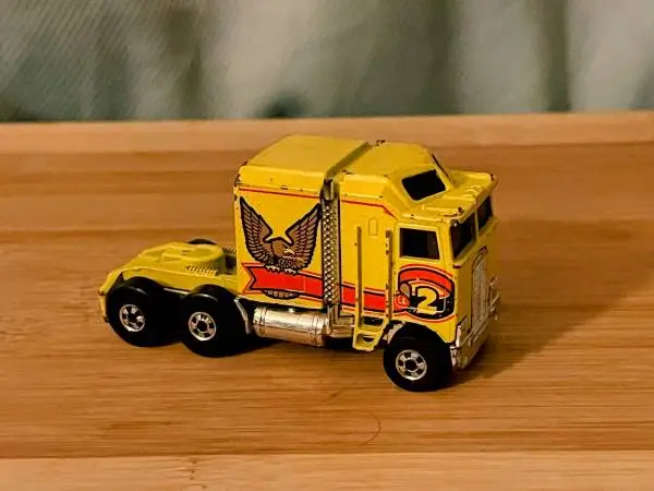 Vintage 1982 Hot Wheels Thunder Roller Yellow 1:64 Die Cast