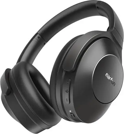 EarFun Wave Life Hybrid Active Noise Cancelling Headphones, 4 Mic, 60H